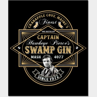 MASH 4077 Swamp Gin Label Posters and Art